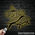 thumbnail image 3 of Craftnamesign Book Coffee Metal Sign, Custom Library Sign, Book Club Decor, Reading Room Sign, 3 of 5