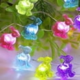 thumbnail image 2 of Easter Rabbit String Lights, Battery Powered Waterproof Bunny Decorative Lights, Indoor Outdoor Easter Decor for Home Bedroom Window Tree Wedding Party(2m20lights), 2 of 5