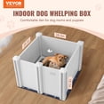 thumbnail image 2 of Dog Whelping Box,Whelping Box for Dogs and Puppies,  White 28.3IN, 2 of 5