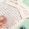 thumbnail image 4 of YIMWNYI Self Adhesive Transparent Notepads, 3x3 Inch Reusable Sticky Notes for Book Notes, Waterproof Page Markers for Office, Study, and Home Use, 100 Sheets Total, 4 of 9