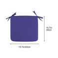 thumbnail image 5 of AuroraX Chair Cushions for Dining Chairs Thick Soft Navy Solid Color Office Chair Cushion Stain-Resistant 15"x15", 5 of 5