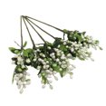 thumbnail image 3 of 5PCS Bayas artificiales Tallos de bayas artificiales Decoración para sala de estar Oficina Blanco, 3 of 10