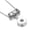 Color 2, variant on 18mm Snap Button Necklace with 60cm Chains Vintage Snap Pendant for Women-Color 3