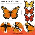 thumbnail image 2 of 40 Pcs Monarch Butterfly Wall Decorations Butterflies for Crafts Butterflies Wall Decor for Room Wedding Party (4.72''), 2 of 8