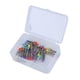 thumbnail image 5 of 100 piezas de cepillos de nailon de colores variados, cepillo pulidor dental plano, 5 of 15