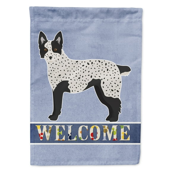 Texas Heeler Welcome Garden Flag