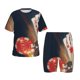 thumbnail image 1 of Balery Casino Poker Chips Conjunto de Pijama Infantil de Manga Corta con Estampado – Ropa de Dormir de Algodón Suave-XX-Large, 1 of 5