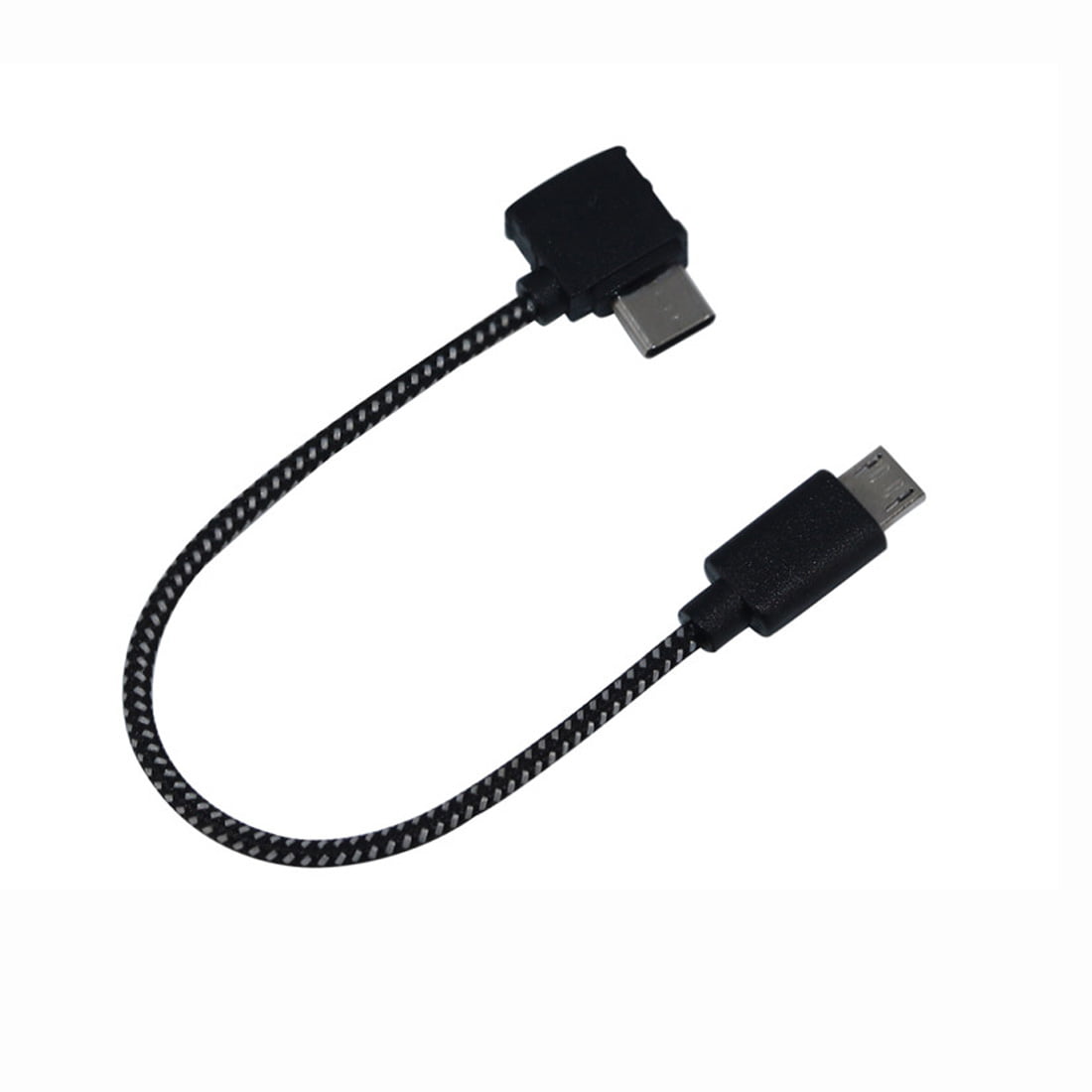 Nylon USB data cable for DJI mavic pro transmitter connects to Phone and tablet 