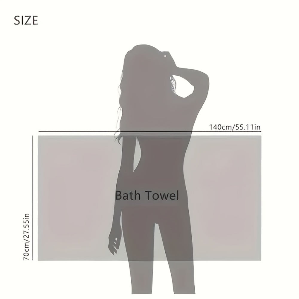 Microfiber ultra-soft and highly absorbent bath towel set (1/2 piece, 27 x 54 inches),Super Absorbent and Fast Drying, light and fast drying, suitable for body, sports, yoga, SPA, fitness