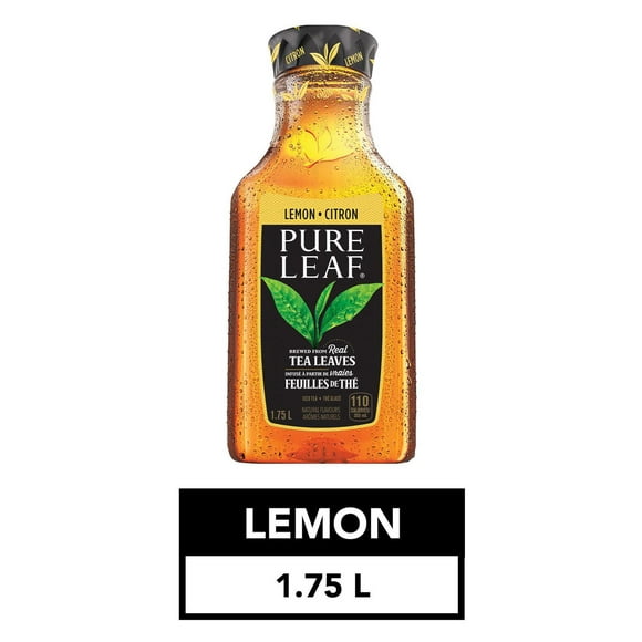 Pure Leaf Lemon Real Brewed Iced Tea, 1.75 L Bottle, 1.75L