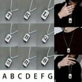 thumbnail image 2 of 1PC Trendy Retrow Out Letter Pendant NCKLACE -Adjustable O -Chain, Comfortable Wear, Stylish Hip Hop Design, Suitable for Daily Party, Casual Outings, and F ASHION Statements,C, 2 of 35