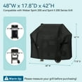 thumbnail image 2 of Adiqo 7138 Grill Cover for Weber Spirit 200 and Spirit II 200 Series Gas Grills, 48 Inch BBQ Grill Cover for Weber Spirit II E210 2 Burner Gas Grill, All Weather Protection, 2 of 8