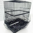 thumbnail image 2 of Universal Bird Cage Cover Covering Receptor Nylon Mesh Birdcage Covering Breathable Receptor Soft Catcher Net Shell Skirt Home Pet Supplies S/Black, 2 of 8
