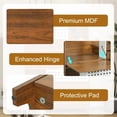 thumbnail image 5 of Moderno 2 en 1 muebles para gatos, mesa lateral del recinto de la caja de basura para gatos, casa para gatos con almacenamiento, para 2 gatos pequeños y medianos, 5 of 5