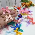 thumbnail image 4 of Lazos de cinta de satén para manualidades, fiesta de Navidad para decoración de cinta decorativa, embalaje de regalo, materiales de costura para sombreros, 50-200 piezas, 10mm, 4 of 4