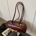 thumbnail image 4 of Bolsos de hombro de PU de alta calidad con lazo y remaches de hilo sólido, bolsos de mano versátiles con cremallera, gran oferta 2024, bolsos para mujer, bolsas femeninas, 4 of 5