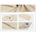 thumbnail image 5 of NAYTOAO Women's Plus Size Jacket: Full‑Zip Long Sleeve Knit Bomber Jacket, Casual Lightweight Streetwear with Pockets for All‑Season Wear, 5 of 7