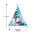 thumbnail image 3 of Cauagu Astronaut Tropical Dolphin for Adult Christmas Hat,1-Pack Xmas Holiday Hat Santa Hat for Women & Men Festive Headwear Accessories Fit for Christmas/New Year/Party, 3 of 6