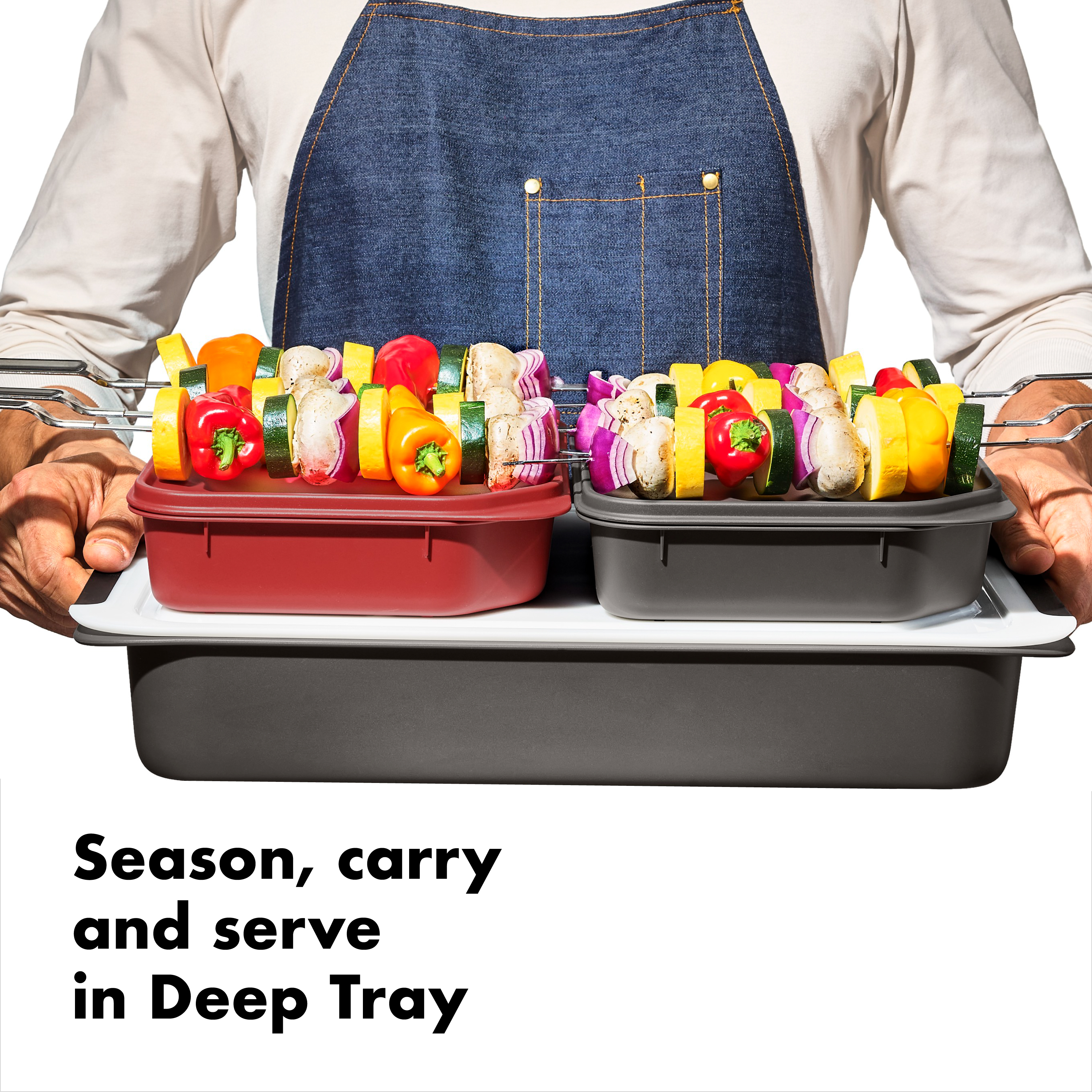 OXO Grilling Prep and Carry System, 6-Piece Set photo 2