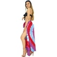 thumbnail image 5 of HAPPY BAY Women's Summer Beachwear Sarong Bikini Wraps Swim Cover up Wrap Skirt Bathing suit Swimwear Swimsuit Beach Coverups for Women One Size Orchid, Tie Dye, 5 of 5