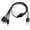 Black, variant on XISAOK 50cm Multi USB C Splitter Cable 4 in 1 Charging Cord with 4 Type-C Male Plug for Mobile Phone Tablet Charging Cable