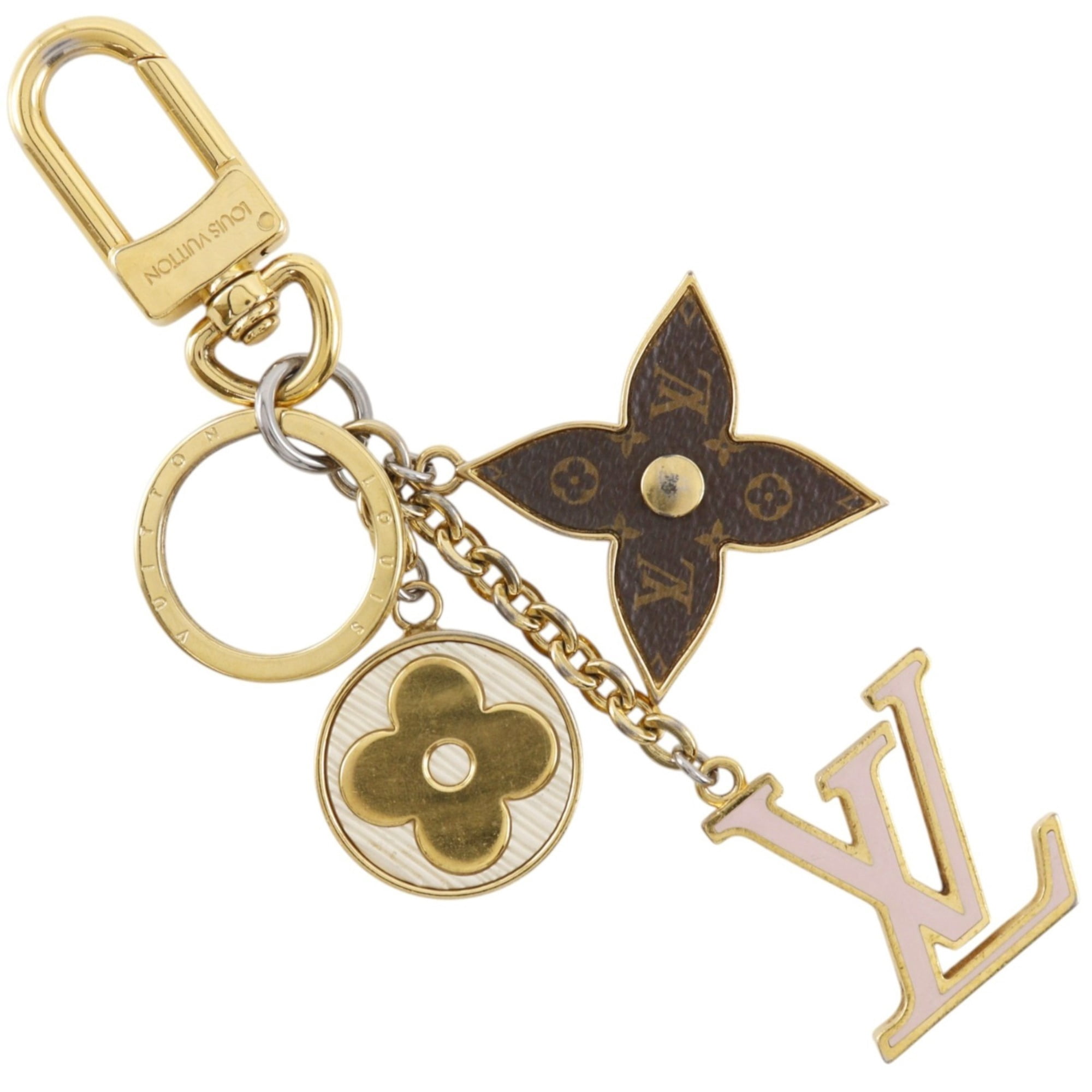 小物 LOUIS VUITTON Spring Street charm M69008 Pre-Owned Louis Vuitton Portecle Spring Street Keychain Bag Charm