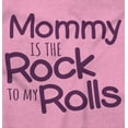thumbnail image 2 of Funny Mommy is the Rock to My Rolls Romper Boys or Girls Infant Baby Brisco Brands NB, 2 of 7