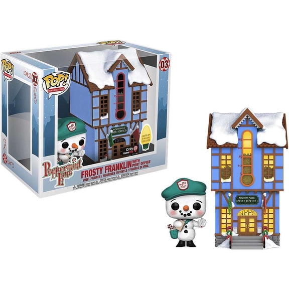 Peppermint Lane Funko POP! Town Christmas Frosty Franklin with Post Office Vinyl Figure Set