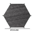 thumbnail image 2 of Trampoline Shade Cover under $5! Yannianjz Trampoline Shade Cover, Trampoline Cover for 6ft 10ft 12ft 14ft Straight Pole Round Trampoline Sun Protection, Easy to Install,for Backyard Playground, 2 of 4
