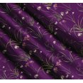 thumbnail image 3 of Soimoi Purple Cotton Cambric Fabric Grass,Wildflower & Floral Decor Fabric Printed Yard 56 Inch Wide, 3 of 7