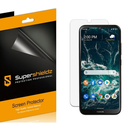 (6 Pack) Supershieldz Designed for Nokia C200 Screen Protector, High Definition Clear Shield (PET)