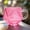 Polyhedral pink water cup, variant on Polyhedral Dice Coffee Cup Game Cup Pink Blue Gray Rainbow D20 Dice Cup Dice Cup with a Sense of Design