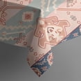 thumbnail image 5 of Multicolor Ethnic Patchwork Pattern Square Tablecloth,Waterproof Square Table Cover,Wipeable Spillproof Washable Table Cover for Home Kitchen Party Decor 60"x60"(152x152cm), 5 of 6