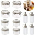 thumbnail image 1 of Hweilai 12 Pcs Mini Plastic Sauce Squeeze Bottle Dressing Containers Outdoor Barbecue Kitchen Accessories (Transparent Color), 1 of 5