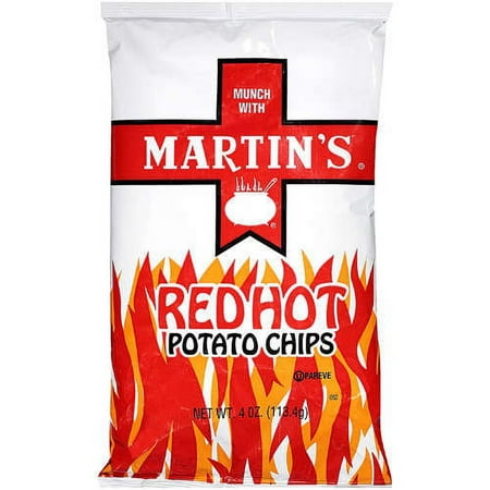 Martin's Red Hot Potato Chips, 4 Oz.