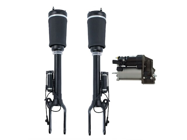 Air Suspension Compressor and Strut Kit Piece Compatible with 2007  2012 Mercedes-Benz GL450 2008 2009 2010 2011