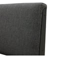 thumbnail image 6 of SAFAVIEH Couture Emmeline Leather Mid Back Swivel Office Chair, Slate Grey/Black, 6 of 7