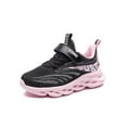thumbnail image 4 of Tanleewa Boys Girls Running Walking Sneakers Comfortable Sports Black Shoe Size 4.5 Big Kid, 4 of 6