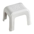 thumbnail image 2 of veasfak Step Stool Stable Lightweight Shower Stool for Bedside Living Room Apartment White, 2 of 9