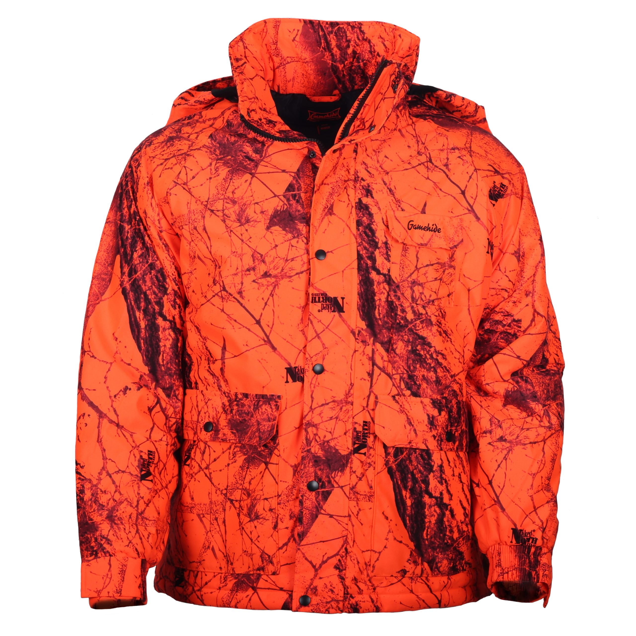 blaze orange hunting parkas