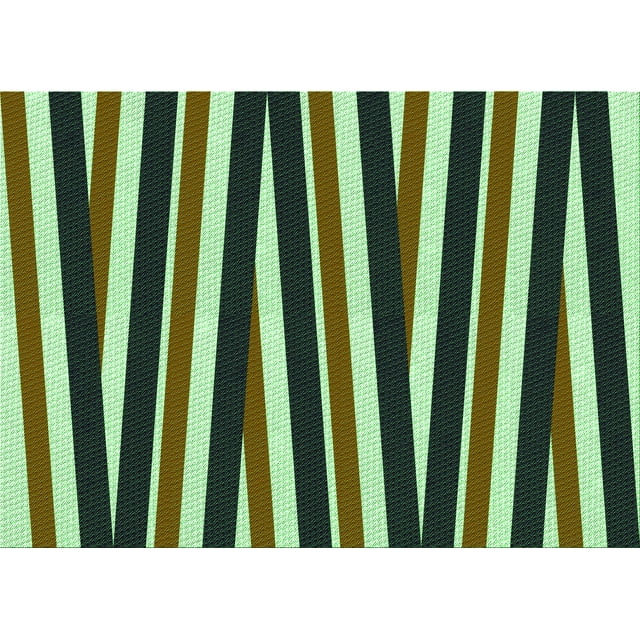 Ahgly Company Tapis Rectangulaire d'Intérieur Lavable en Machine Transitionnel Brun Café Foncé, 5 Pieds x 8 Pieds