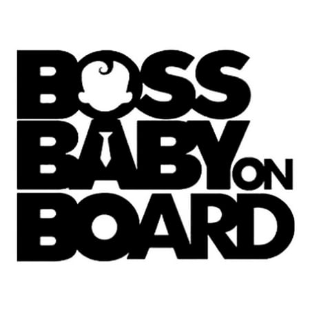 Lubelski Boss Baby On Board Car Styling Vehicle Body Window Reflective Sticker Decals Walmart Canada