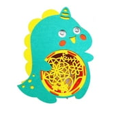 Party Supplies Chinese Cute Handmade Mid-Autumn Glowing Rabbit Lamp DIY Hanging Lamp Festival Lantern Animal Lantern GREEN DINOSAUR