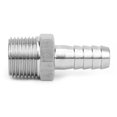 thumbnail image 4 of 2PCS 1or2in BSPT Male Thread Connector Pipe Fitting Barb Joint Quick Coupling Connector, High Efficiency Stainless Steel Air Quick Coupling Connector for Pneumatic Equipment with, 4 of 7