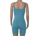 thumbnail image 3 of Spring Savings Bodysuits for Women,GaThRRgYP Women's Round Neck Shoulder Sling Jumpsuit Color Jumpsuit Shorts Tight Jumpsuit, 3 of 6
