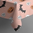 thumbnail image 5 of Pastel Halloween Icons Pattern Square Tablecloth,Waterproof Square Table Cover,Wipeable Spillproof Washable Table Cover for Home Kitchen Party Decor 42"X42"(107x107cm), 5 of 6