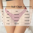 thumbnail image 2 of Bovxnpu Womens Underwear Plus Size Panties, Lace Thongs for Women No Show Thong Underwear, Women's Lace Flowers Embroidered Cotton Crotch Low Waist Thong Underwear S, 2 of 2