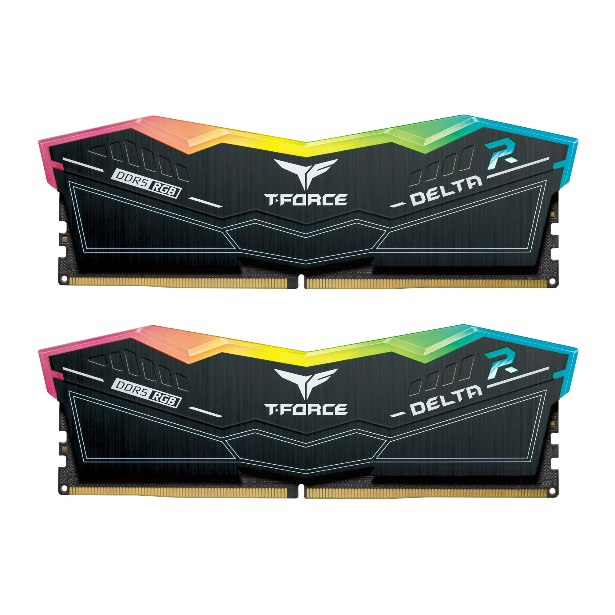 メモリー Team T-FORCE DELTA RGB DDR5 64GB 32GBx2 Teamgroup T-Force Delta Rgb Ddr5 Ram 64Gb (2X32Gb) 6000Mhz Pc5