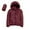 Wine, variant on Rinsvye Women Warm Waterproof Lightweight Utility Jacket Women Lightweight Jacket Hooded Windproof Winter Coat with Recycled insulation Winter Slim Short Hooded Warm White Duck Down Coat Outerwear