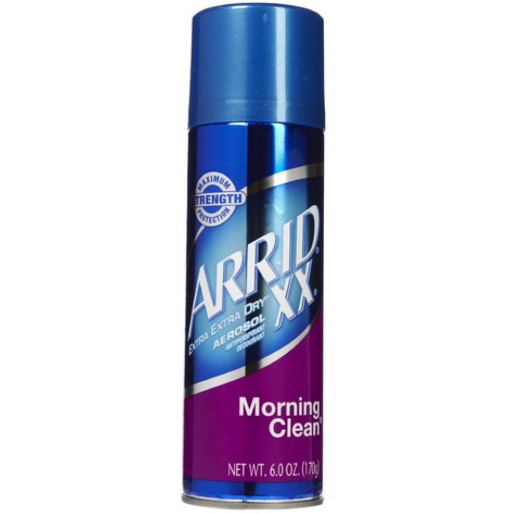ARRID XX AntiPerspirant Deodorant Spray, Morning Clean 6 oz (Pack of 6